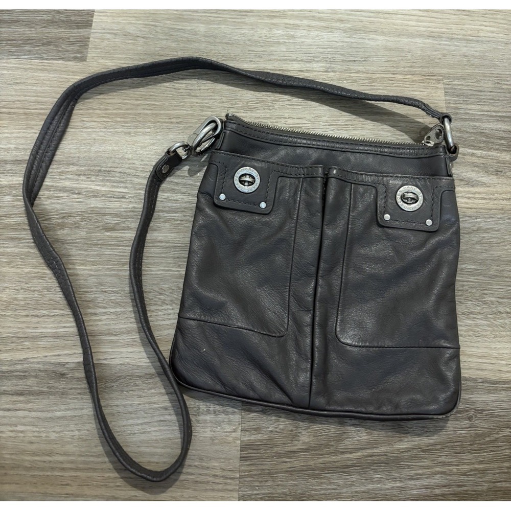 Marc Jacobs Bag Crossbody Shoulder Bag Totally Turnlock Leather Brown Leather